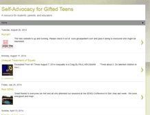Tablet Screenshot of giftedselfadvocacy.blogspot.com
