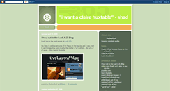 Desktop Screenshot of iwantaclairehuxtable.blogspot.com