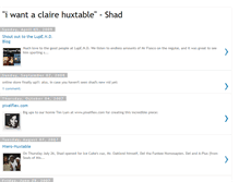 Tablet Screenshot of iwantaclairehuxtable.blogspot.com