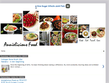 Tablet Screenshot of annieliciousfood.blogspot.com