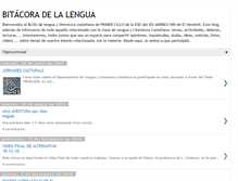 Tablet Screenshot of bitacolalengua-iesandreunin.blogspot.com