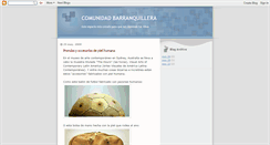 Desktop Screenshot of comunidadbarranquillera.blogspot.com