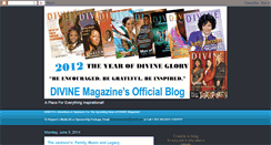 Desktop Screenshot of divinemagazine.blogspot.com