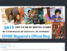 Tablet Screenshot of divinemagazine.blogspot.com