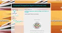 Desktop Screenshot of kebayoranlamatranslator.blogspot.com