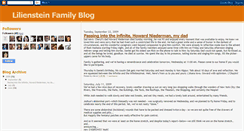 Desktop Screenshot of liliensteinfamilyblog.blogspot.com