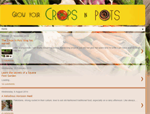 Tablet Screenshot of cropsinpots.blogspot.com