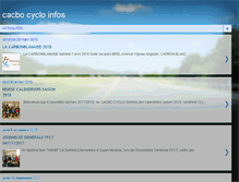 Tablet Screenshot of cacbocyclo.blogspot.com