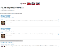 Tablet Screenshot of folharegionaldelta.blogspot.com