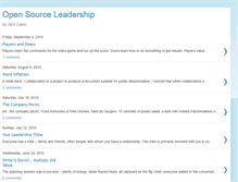 Tablet Screenshot of opensourceleadership.blogspot.com