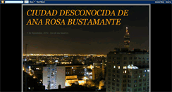 Desktop Screenshot of ciudaddesconocida.blogspot.com