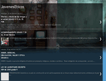 Tablet Screenshot of joveneseticos-sersocial.blogspot.com