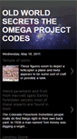 Mobile Screenshot of oldworldsecretstheomegaprojectcodes.blogspot.com