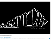 Tablet Screenshot of among-the-dead.blogspot.com
