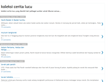 Tablet Screenshot of koleksiceritalucu.blogspot.com