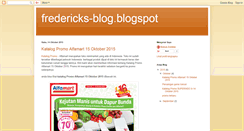 Desktop Screenshot of fredericks-blog.blogspot.com