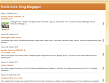 Tablet Screenshot of fredericks-blog.blogspot.com