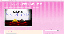 Desktop Screenshot of catosblogdecine.blogspot.com