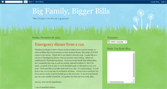 Desktop Screenshot of bigfamilybiggerbills.blogspot.com