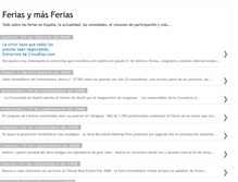 Tablet Screenshot of feriasymasferias.blogspot.com