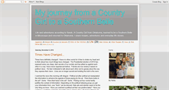 Desktop Screenshot of countrygirltosouthernbelle.blogspot.com