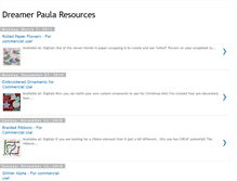 Tablet Screenshot of dreamerpaularesources.blogspot.com