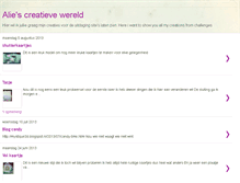 Tablet Screenshot of aliescreatievewereld.blogspot.com