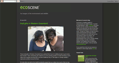 Desktop Screenshot of ecoscene-blog.blogspot.com