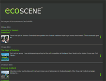 Tablet Screenshot of ecoscene-blog.blogspot.com