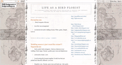 Desktop Screenshot of lifeasabirdflorist.blogspot.com