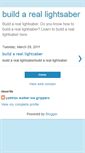 Mobile Screenshot of build-a-real-lightsaber.blogspot.com