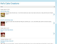 Tablet Screenshot of kelscakecreations.blogspot.com