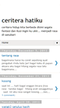 Mobile Screenshot of ceriterahatiku-shana.blogspot.com