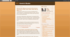 Desktop Screenshot of anniesbooks.blogspot.com