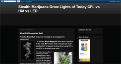 Desktop Screenshot of cflgrowlight.blogspot.com