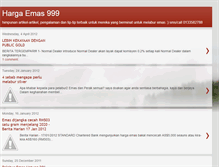 Tablet Screenshot of hargaemas999.blogspot.com