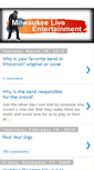 Mobile Screenshot of milwaukeeliveentertainment.blogspot.com