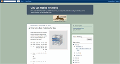 Desktop Screenshot of citycatmobilevet.blogspot.com