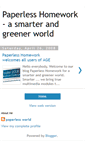 Mobile Screenshot of paperlesshomework.blogspot.com