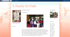 Desktop Screenshot of afamilyforfaith.blogspot.com