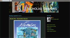 Desktop Screenshot of nicholassimmons.blogspot.com