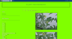 Desktop Screenshot of plantprogression.blogspot.com