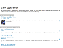 Tablet Screenshot of latesttechnology-halim.blogspot.com