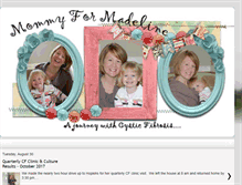 Tablet Screenshot of mommyformadeline.blogspot.com