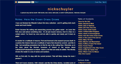 Desktop Screenshot of nickschuyler.blogspot.com
