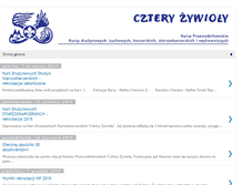 Tablet Screenshot of 4zywiolykurs.blogspot.com