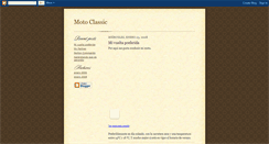 Desktop Screenshot of motoclasica.blogspot.com