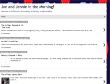 Tablet Screenshot of joeandjennie.blogspot.com