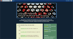 Desktop Screenshot of liturgicalleaders.blogspot.com