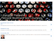 Tablet Screenshot of liturgicalleaders.blogspot.com